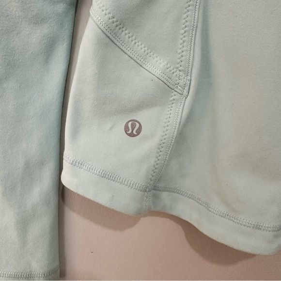 Lululemon Forme Jacket Full Length Women's Sz 4 Light Blue Aquamarine Full Zip - Picture 9 of 16